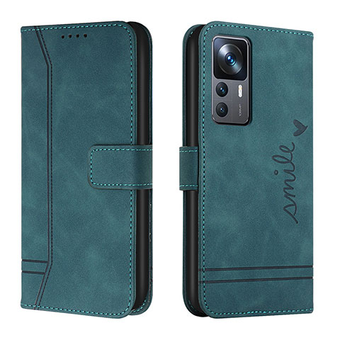 Coque Portefeuille Livre Cuir Etui Clapet H01X pour Xiaomi Mi 12T 5G Vert