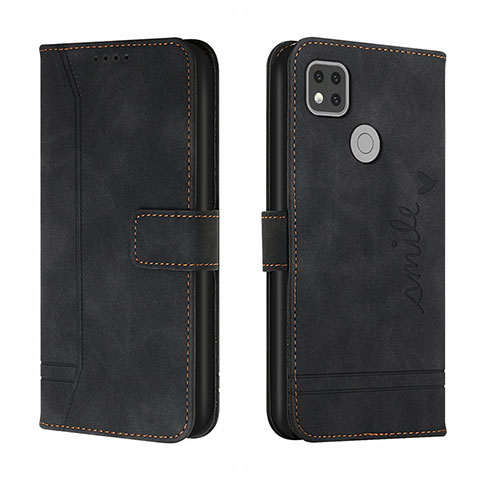 Coque Portefeuille Livre Cuir Etui Clapet H01X pour Xiaomi POCO C3 Noir