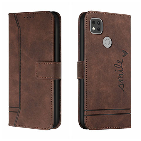 Coque Portefeuille Livre Cuir Etui Clapet H01X pour Xiaomi POCO C31 Marron