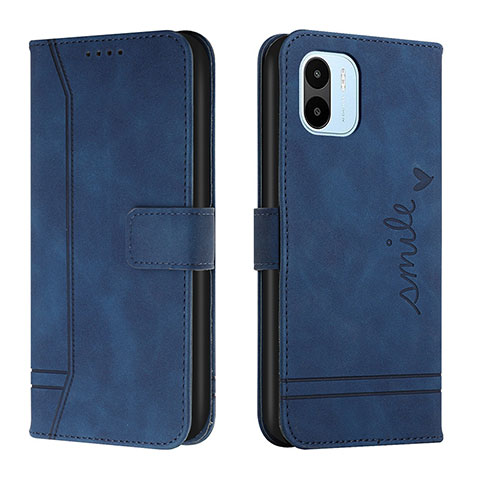 Coque Portefeuille Livre Cuir Etui Clapet H01X pour Xiaomi Poco C51 Bleu