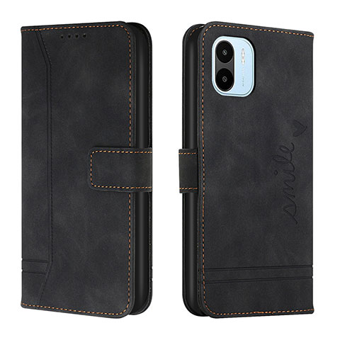 Coque Portefeuille Livre Cuir Etui Clapet H01X pour Xiaomi Poco C51 Noir