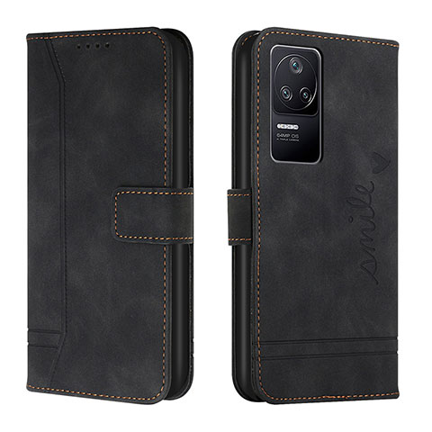 Coque Portefeuille Livre Cuir Etui Clapet H01X pour Xiaomi Poco F4 5G Noir