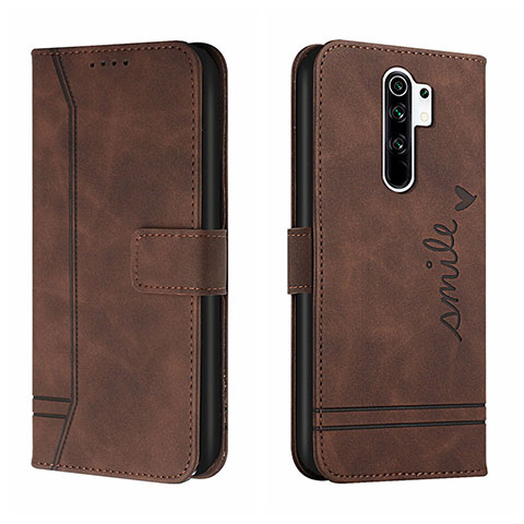 Coque Portefeuille Livre Cuir Etui Clapet H01X pour Xiaomi Poco M2 Marron