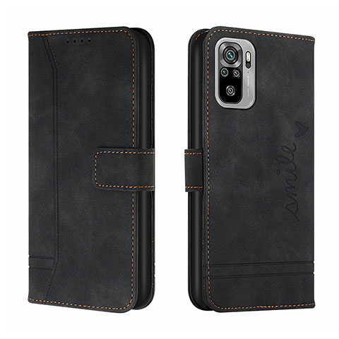 Coque Portefeuille Livre Cuir Etui Clapet H01X pour Xiaomi Poco M5S Noir