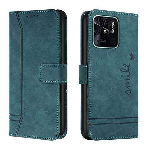 Coque Portefeuille Livre Cuir Etui Clapet H01X pour Xiaomi Redmi 10C 4G Vert