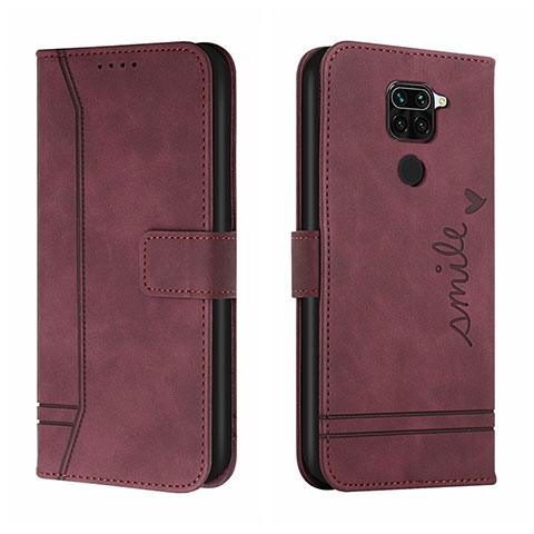 Coque Portefeuille Livre Cuir Etui Clapet H01X pour Xiaomi Redmi 10X 4G Rouge