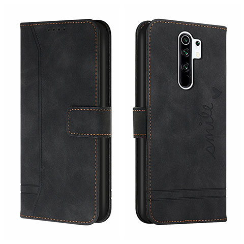 Coque Portefeuille Livre Cuir Etui Clapet H01X pour Xiaomi Redmi 9 Noir