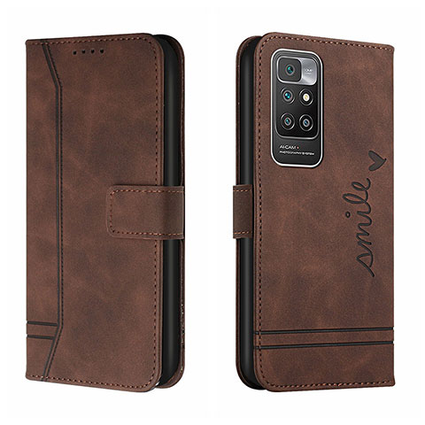 Coque Portefeuille Livre Cuir Etui Clapet H01X pour Xiaomi Redmi Note 11 4G (2021) Marron