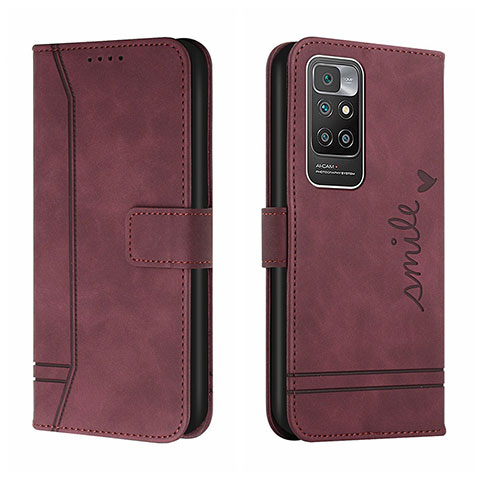 Coque Portefeuille Livre Cuir Etui Clapet H01X pour Xiaomi Redmi Note 11 4G (2021) Rouge