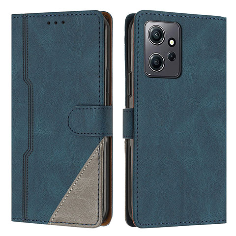 Coque Portefeuille Livre Cuir Etui Clapet H01X pour Xiaomi Redmi Note 12 4G Bleu