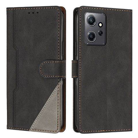 Coque Portefeuille Livre Cuir Etui Clapet H01X pour Xiaomi Redmi Note 12 4G Noir