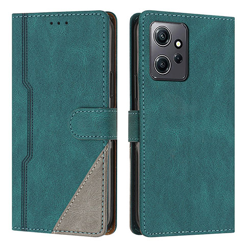 Coque Portefeuille Livre Cuir Etui Clapet H01X pour Xiaomi Redmi Note 12 4G Vert