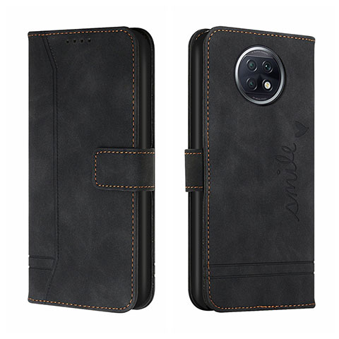 Coque Portefeuille Livre Cuir Etui Clapet H01X pour Xiaomi Redmi Note 9 5G Noir