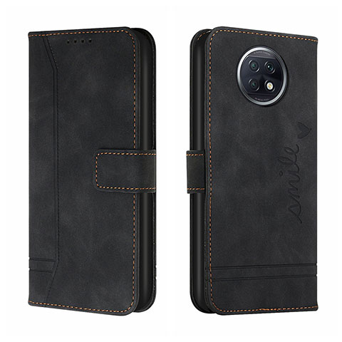 Coque Portefeuille Livre Cuir Etui Clapet H01X pour Xiaomi Redmi Note 9T 5G Noir