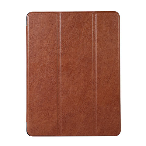 Coque Portefeuille Livre Cuir Etui Clapet H02 pour Apple iPad Mini 5 (2019) Marron