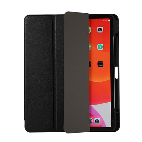 Coque Portefeuille Livre Cuir Etui Clapet H02 pour Apple iPad Pro 12.9 (2021) Noir