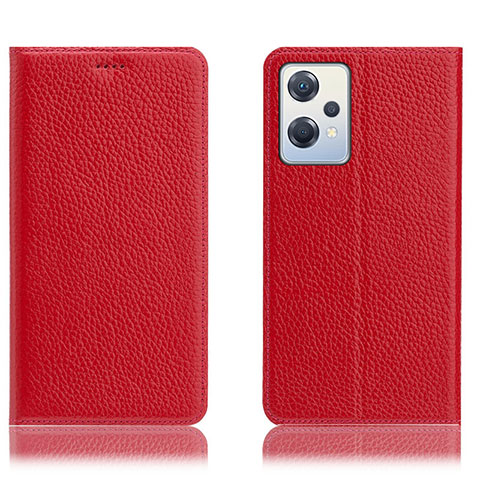 Coque Portefeuille Livre Cuir Etui Clapet H02P pour OnePlus Nord CE 2 Lite 5G Rouge