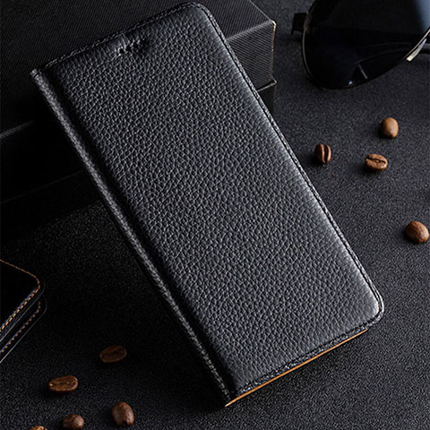Coque Portefeuille Livre Cuir Etui Clapet H02P pour Xiaomi Redmi Note 11S 5G Noir