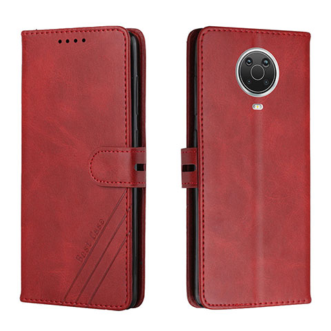 Coque Portefeuille Livre Cuir Etui Clapet H02X pour Nokia G30 Rouge