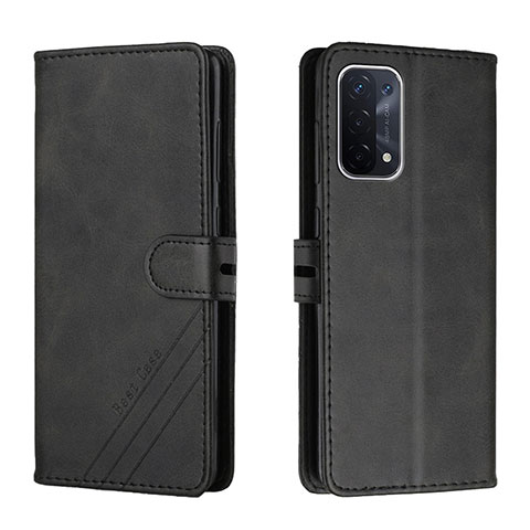 Coque Portefeuille Livre Cuir Etui Clapet H02X pour Oppo A54 5G Noir