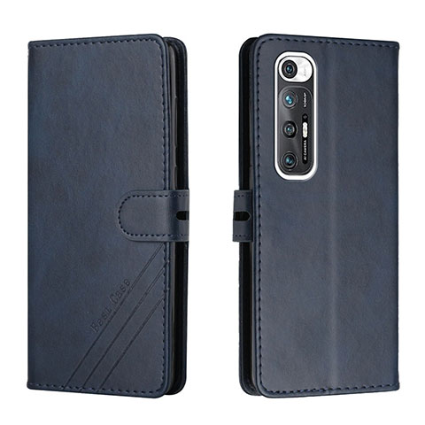 Coque Portefeuille Livre Cuir Etui Clapet H02X pour Xiaomi Mi 10S 5G Bleu