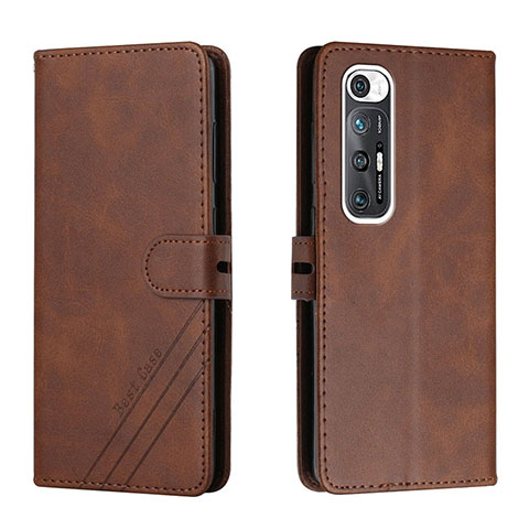 Coque Portefeuille Livre Cuir Etui Clapet H02X pour Xiaomi Mi 10S 5G Marron