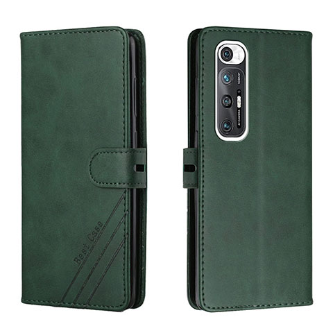 Coque Portefeuille Livre Cuir Etui Clapet H02X pour Xiaomi Mi 10S 5G Vert