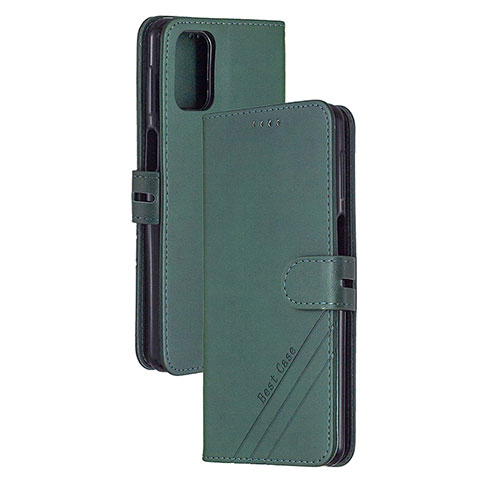 Coque Portefeuille Livre Cuir Etui Clapet H02X pour Xiaomi Mi 10T Pro 5G Vert