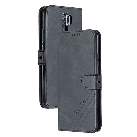 Coque Portefeuille Livre Cuir Etui Clapet H02X pour Xiaomi Poco M2 Noir