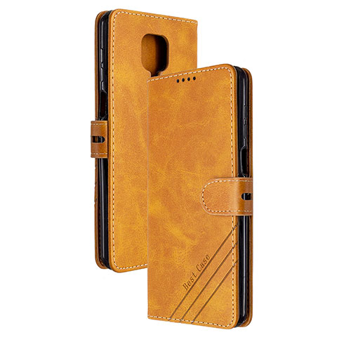 Coque Portefeuille Livre Cuir Etui Clapet H02X pour Xiaomi Poco M2 Pro Brun Clair