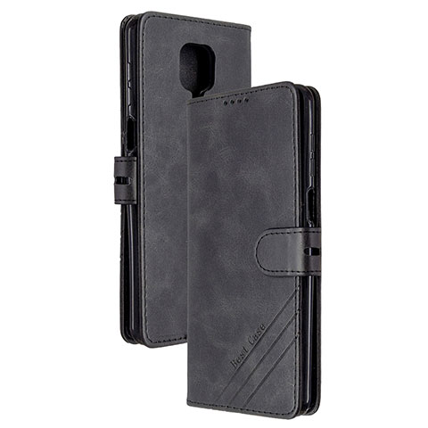 Coque Portefeuille Livre Cuir Etui Clapet H02X pour Xiaomi Poco M2 Pro Noir