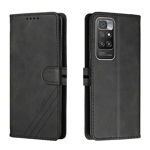 Coque Portefeuille Livre Cuir Etui Clapet H02X pour Xiaomi Redmi 10 (2022) Noir