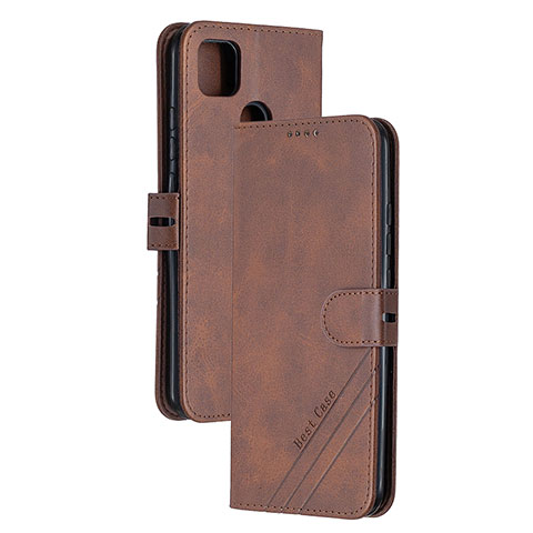 Coque Portefeuille Livre Cuir Etui Clapet H02X pour Xiaomi Redmi 9C Marron