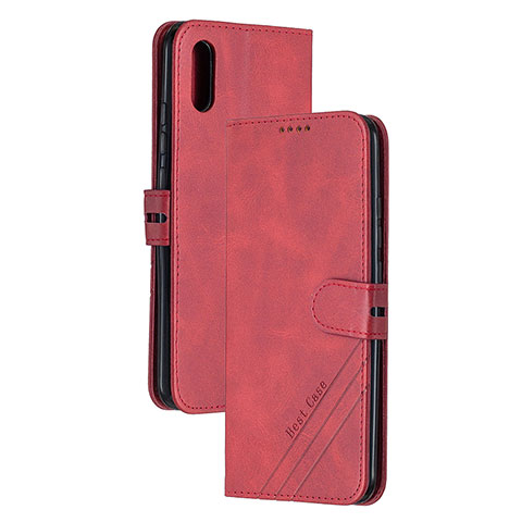 Coque Portefeuille Livre Cuir Etui Clapet H02X pour Xiaomi Redmi 9i Rouge