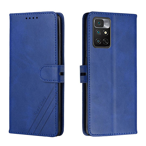 Coque Portefeuille Livre Cuir Etui Clapet H02X pour Xiaomi Redmi Note 11 4G (2022) Bleu