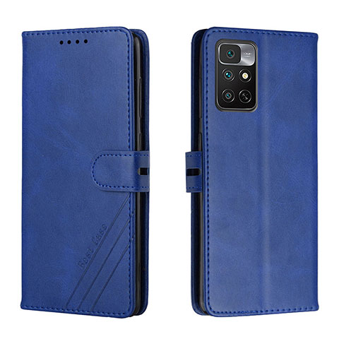 Coque Portefeuille Livre Cuir Etui Clapet H02X pour Xiaomi Redmi Note 11S 4G Bleu