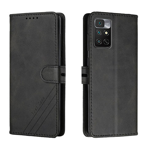 Coque Portefeuille Livre Cuir Etui Clapet H02X pour Xiaomi Redmi Note 11S 4G Noir