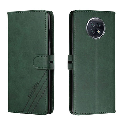 Coque Portefeuille Livre Cuir Etui Clapet H02X pour Xiaomi Redmi Note 9 5G Vert