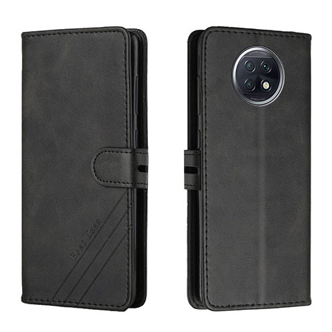 Coque Portefeuille Livre Cuir Etui Clapet H02X pour Xiaomi Redmi Note 9T 5G Noir