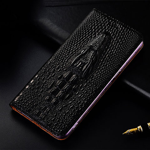 Coque Portefeuille Livre Cuir Etui Clapet H03P pour Vivo X70 5G Noir