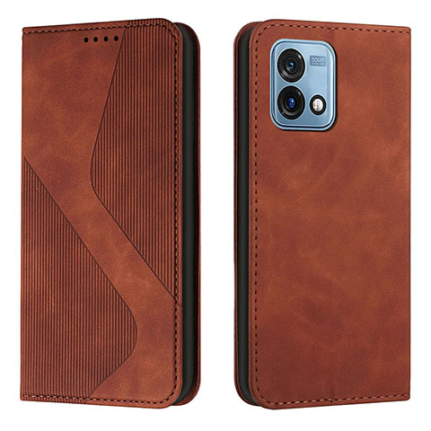 Coque Portefeuille Livre Cuir Etui Clapet H03X pour Motorola Moto G Stylus (2023) 4G Marron