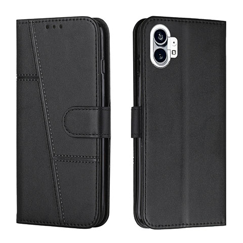 Coque Portefeuille Livre Cuir Etui Clapet H03X pour Nothing Phone 1 Noir