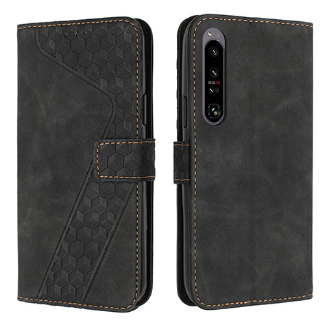 Coque Portefeuille Livre Cuir Etui Clapet H03X pour Sony Xperia 1 IV Noir