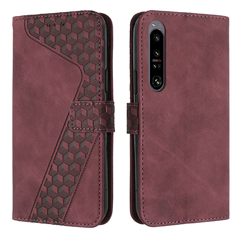 Coque Portefeuille Livre Cuir Etui Clapet H03X pour Sony Xperia 1 IV SO-51C Marron