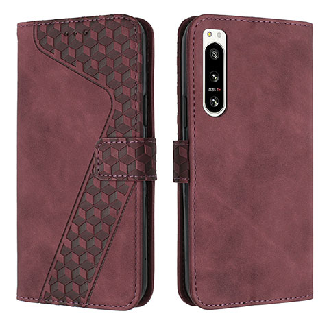 Coque Portefeuille Livre Cuir Etui Clapet H03X pour Sony Xperia 5 IV Marron