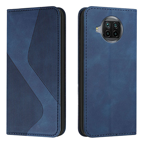 Coque Portefeuille Livre Cuir Etui Clapet H03X pour Xiaomi Mi 10i 5G Bleu