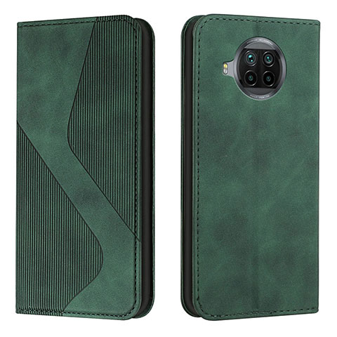 Coque Portefeuille Livre Cuir Etui Clapet H03X pour Xiaomi Mi 10i 5G Vert