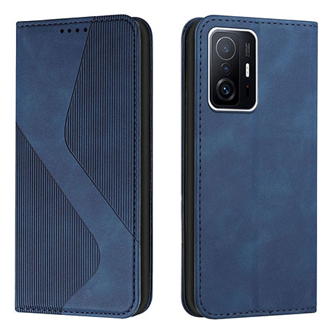 Coque Portefeuille Livre Cuir Etui Clapet H03X pour Xiaomi Mi 11T 5G Bleu