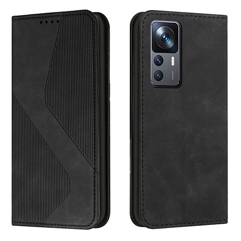 Coque Portefeuille Livre Cuir Etui Clapet H03X pour Xiaomi Mi 12T Pro 5G Noir