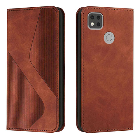 Coque Portefeuille Livre Cuir Etui Clapet H03X pour Xiaomi POCO C3 Marron